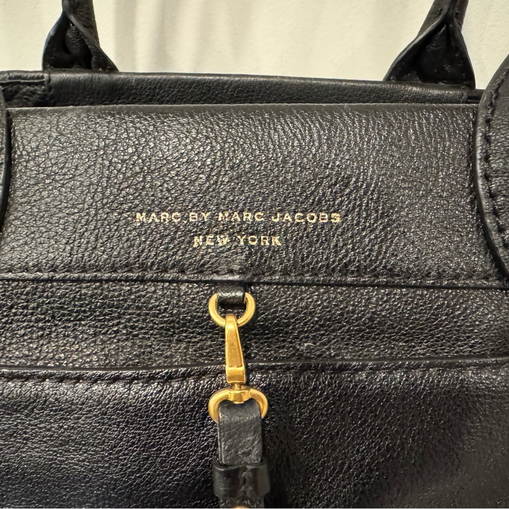MARC by Marc Jacobs Black Leather Tote Bag - Picture 4 of 13